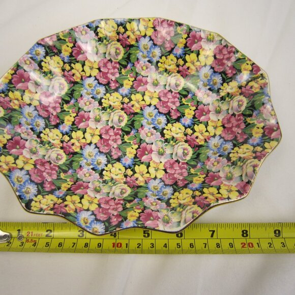 Vintage James Kent England 5008 Florita Serving Dish 9" - Picture 8 of 9